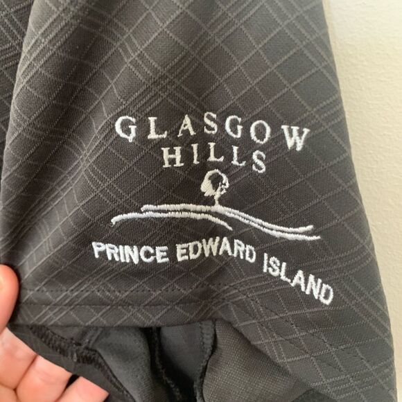 Adidas Black Print Climacool Golf Shirt Sz M - Picture 8 of 8